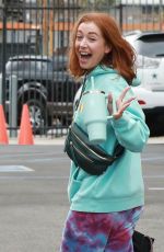 ALYSON HANNIGAN Arrives at Dancing with the Stars Rehearsal Studio in Los Angeles 10/25/2023