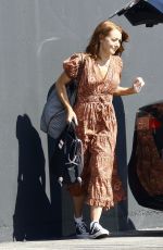 ALYSON HANNIGAN Arrives at Dancing with the Stars Studio in Los Angeles 10/26/2023