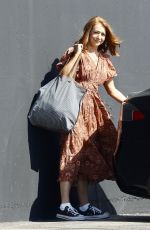 ALYSON HANNIGAN Arrives at Dancing with the Stars Studio in Los Angeles 10/26/2023