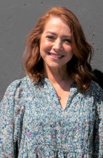 ALYSON HANNIGAN Arrives at DWTS Rehearsals in Los Angeles 10/12/2023