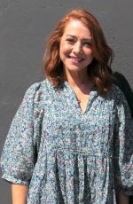 ALYSON HANNIGAN Arrives at DWTS Rehearsals in Los Angeles 10/12/2023