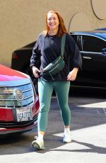 ALYSON HANNIGAN Leaves DWTS Practice in Hollywood 10/08/2023