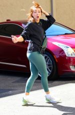 ALYSON HANNIGAN Leaves DWTS Practice in Hollywood 10/08/2023
