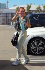 ALYSON HANNIGAN Leaving DWTS Rehearsals in Los Angeles 10/14/2023