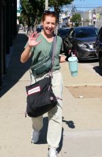ALYSON HANNIGAN Leaving DWTS Rehearsals in Los Angeles 10/14/2023