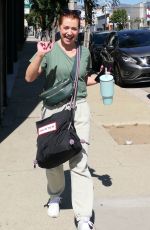 ALYSON HANNIGAN Leaving DWTS Rehearsals in Los Angeles 10/14/2023