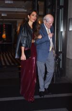 AMAL and George CLOONEY Out for Dinner at Scalinatella Italian Restaurant in New York 09/29/2023