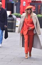 AMANDA HOLDEN Arrives at Global Radio Studios in London 10/31/2023