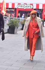 AMANDA HOLDEN Arrives at Global Radio Studios in London 10/31/2023