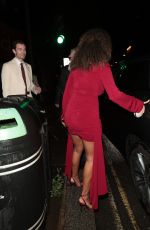 AMBER GILL Leaves Virgin Atlantic Attitude Awards 2023 in London 10/11/2023