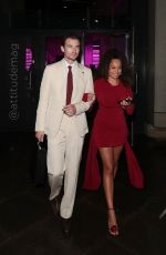 AMBER GILL Leaves Virgin Atlantic Attitude Awards 2023 in London 10/11/2023
