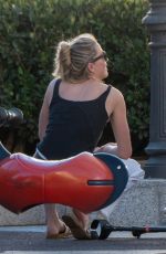 AMBER HEARD Takes Her Daughter to a Park in Madrid 10/01/2023