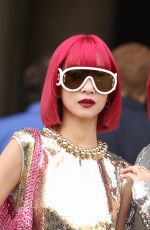 AMI and AYA SUZUKI at Rabanne Womenswear Spring/Summer 2024 Show at Paris Fashion Week 09/28/2023