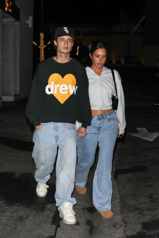 ANASTASIA KARANIKOLAOU and Jaden Hossler Arrives at Funke in Beverly Hills 10/26/2023