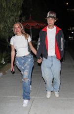 ANASTASIA KARANIKOLAOU and Jaden Hossler Leaves Bird Streets Club in West Hollywood 10/15/2023