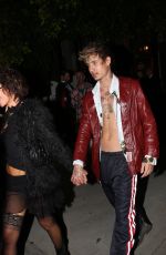 ANASTASIA KARANIKOLAOU Arrives at Kendall Jenner