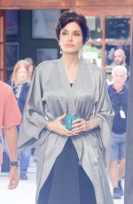 ANGELINA JOLIE Heading to the Set of Maria Callas Biopic Near Athens 10/14/2023