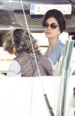 ANGELINA JOLIE Heading to the Set of Maria Callas Biopic Near Athens 10/14/2023