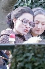 ANGELINA JOLIE on the Set of Alexandre 3 in Paris 10/11/2023