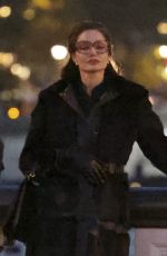 ANGELINA JOLIE on the Set of Alexandre 3 in Paris 10/11/2023