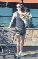 ANNA OSCEOLA Getting Ready for Halloween Shopping at Gelson