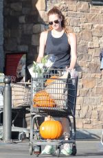 ANNA OSCEOLA Getting Ready for Halloween Shopping at Gelson