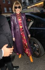 ANNA WINTOUR Arrives at Beckham TV Show Premiere at Curzon Mayfair in London 10/03/2023