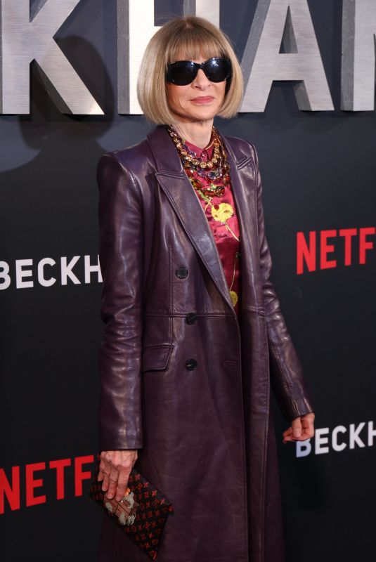 ANNA WINTOUR at Beckham TV Show Premiere in London 10/03/2023