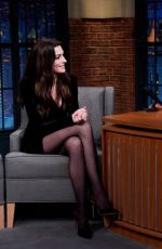 ANNE HATHAWAY at Late Night with Seth Meyers 10/05/2023