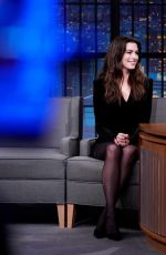 ANNE HATHAWAY at Late Night with Seth Meyers 10/05/2023