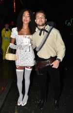 ANYA LAWRENCE Arrives at Seel Street Venue for Halloween Party Cast in Líverpool 10/30/2023