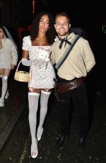 ANYA LAWRENCE Arrives at Seel Street Venue for Halloween Party Cast in Líverpool 10/30/2023