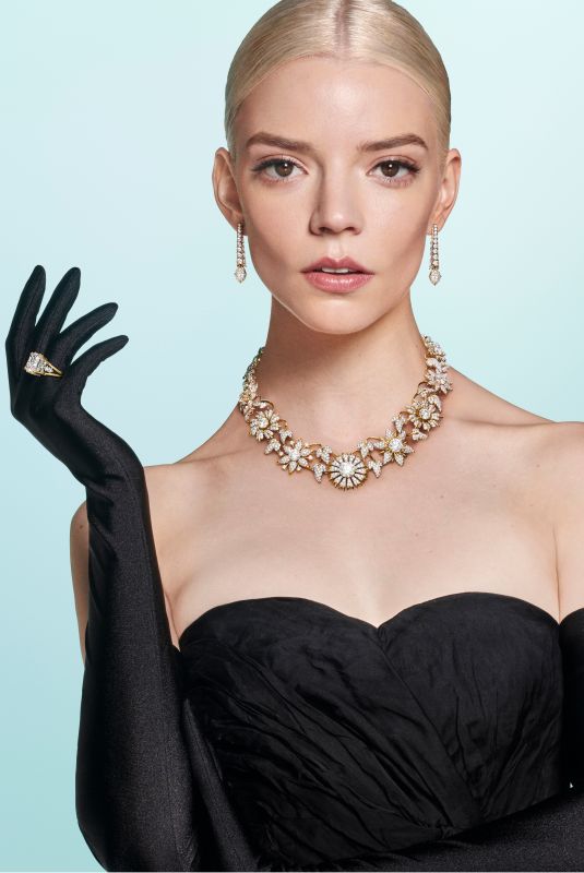 ANYA TAYLOR-JOY for Tiffany & Co. High Jewelry Campaign, October 2023