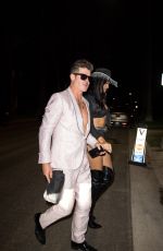 APRIL LOVE GEARY Arrives at Casamigos Halloween Party in Los Angeles 10/27/2023