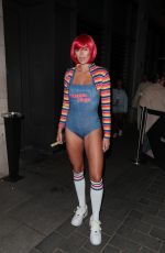 ARABELLA CHI Arrives at Hallowzeem Party at Gaucho in London 01/27/2023