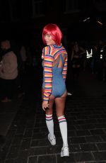 ARABELLA CHI Arrives at Hallowzeem Party at Gaucho in London 01/27/2023