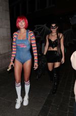ARABELLA CHI Arrives at Hallowzeem Party at Gaucho in London 01/27/2023