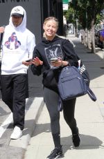 ARIANA MADIX and Pasha Pashkov Out in Los Angeles 10/01/2023