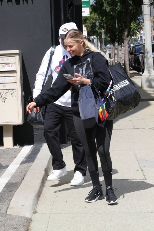 ARIANA MADIX and Pasha Pashkov Out in Los Angeles 10/01/2023
