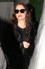 ASHLEY BENSON Arrives at Vas Morgan and Michael Braun Halloween Party 10/28/2023