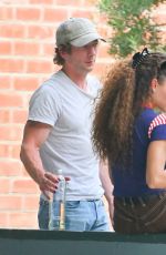 ASHLEY MOORE and Jeremy Allen Out in Los Angeles 09/27/2023