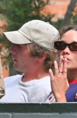 ASHLEY MOORE and Jeremy Allen Out in Los Angeles 09/27/2023