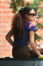ASHLEY MOORE and Jeremy Allen Out in Los Angeles 09/27/2023