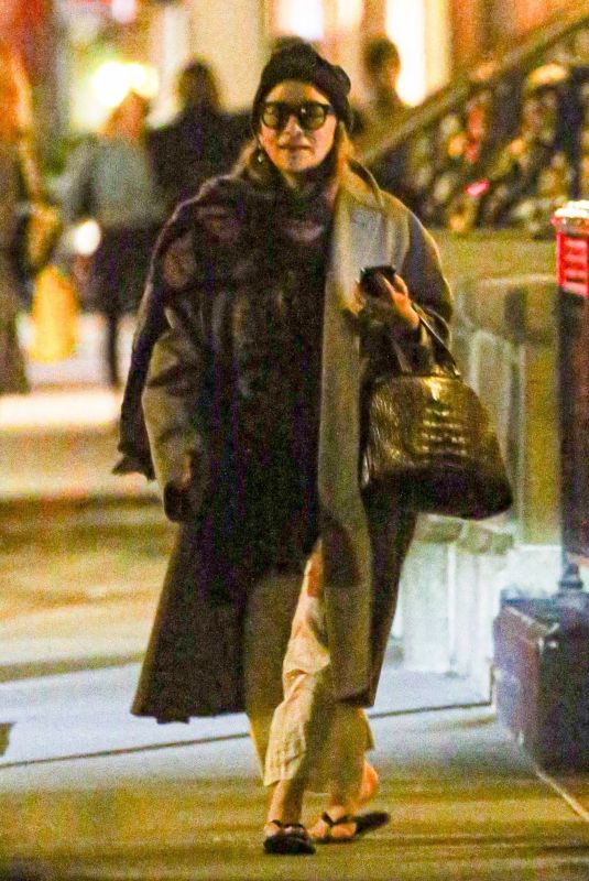 ASHLEY OLSEN Night Out with a Friend in New York 10/04/2023