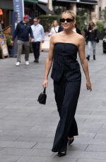 ASHLEY ROBERTS Arrives at Global Radio Studios in London 10/09/2023