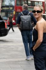 ASHLEY ROBERTS Arrives at Global Radio Studios in London 10/09/2023