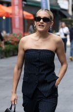 ASHLEY ROBERTS Arrives at Global Radio Studios in London 10/09/2023