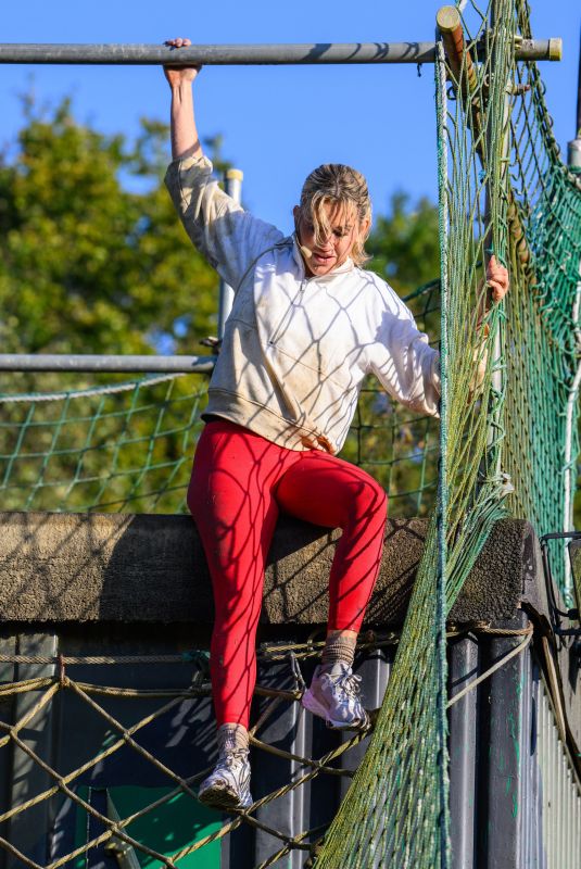 ASHLEY ROBERTS at Assault Course for Global