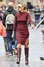 ASHLEY ROBERTS Leaves Heart Breakfast Show in London 10/30/2023