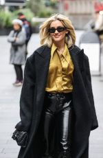ASHLEY ROBERTS Leaves Her Heart FM Show in London 10/18/2023
